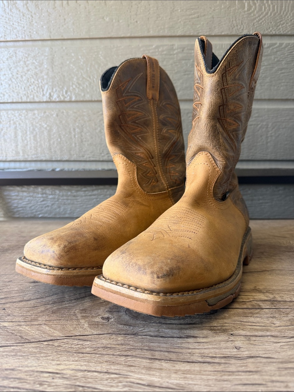 Red Wing Shoes Iris setter Men's Tan Brown Leather Western Work Boots size 9.5 - Picture 5 of 11